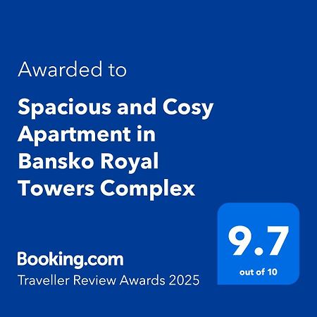 Spacious And Cosy Apartment In Bansko Royal Towers Complex Esterno foto